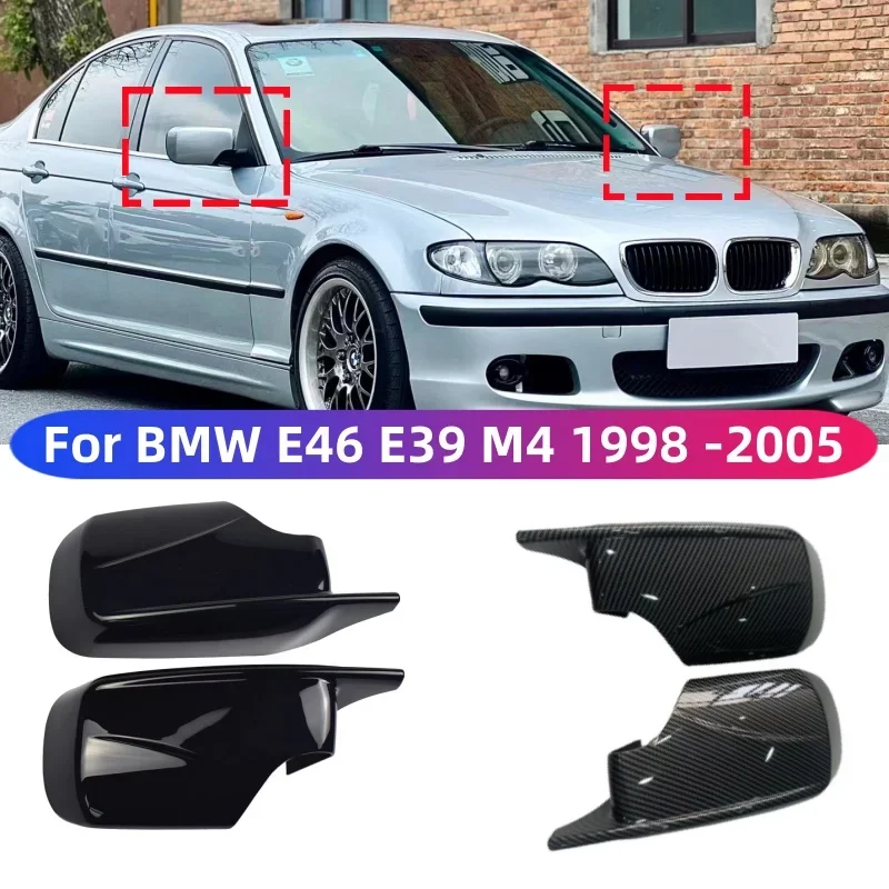 

For BMW E46 E39 M4 Rearview Mirror Case Door Wing Mirror Cover Cap Shell Housing 316i 318i 318d 320d 320i 323i 325i 330d