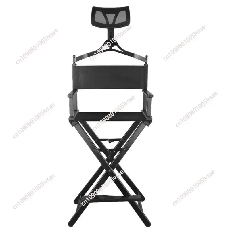 Outdoor Folding Chair Director Makeup Chair Leisure High Chairs Bar Seat Portable Aluminum Alloy Home Camping Beach Travel