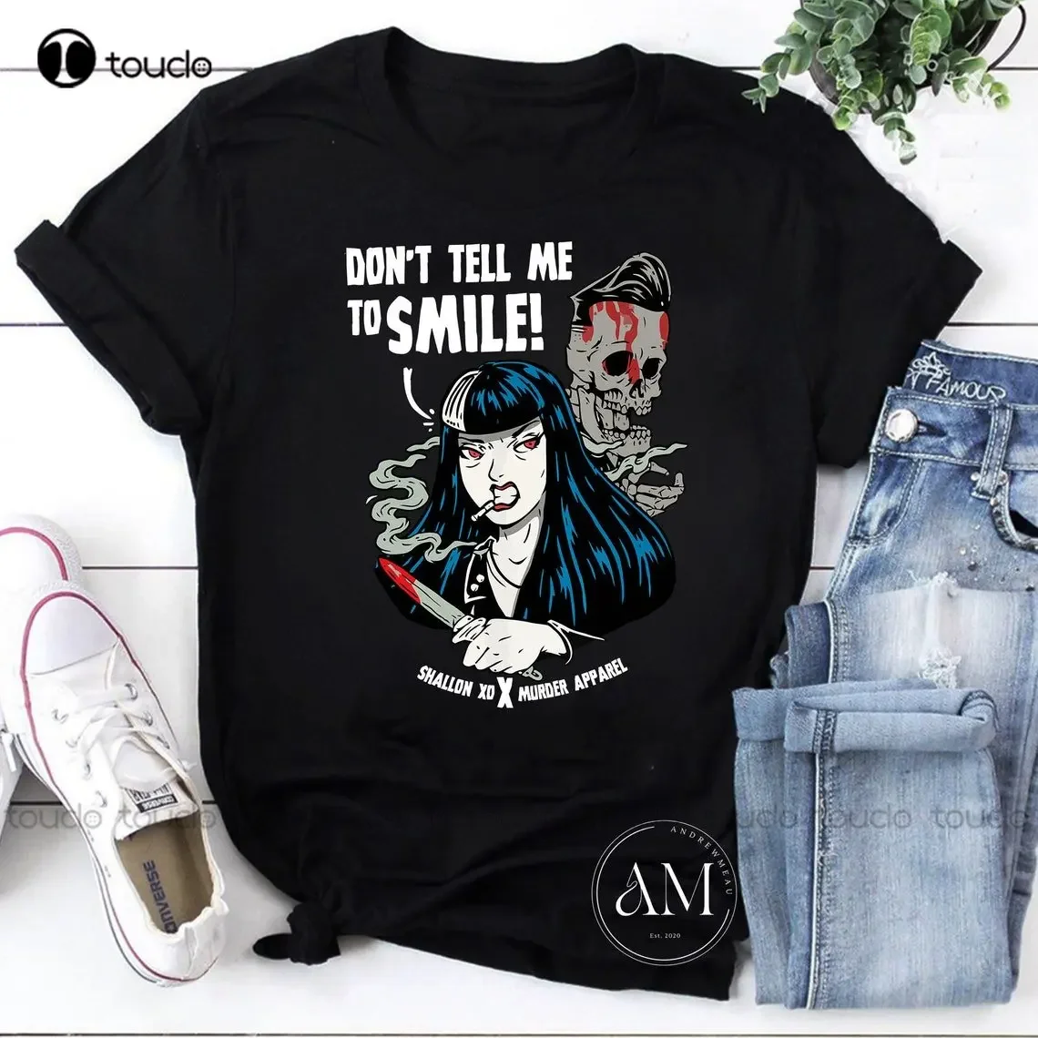 لا تخبرني إلى ابتسامة النسوية Af تي شيرت عتيق الحب النسوية قميص المرأة القوية قميص صحيح #1