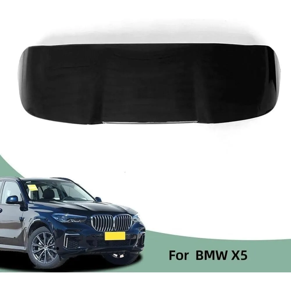 Rear Trunk Spoiler Wing Compatible with BMW X5 X5M 2019-2023 G05, Roof Spoiler Tail Lip Wing Bar Trim Gloss Black