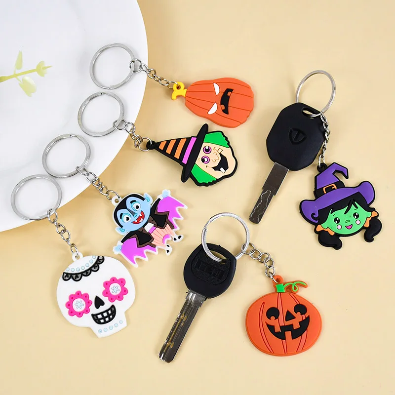 40pcs/set Halloween Kids Toy Bracelets Ghost Pumpkin Wristband Hairclip Rubber Ring Halloween Birthday Party Gifts Pinata Filler