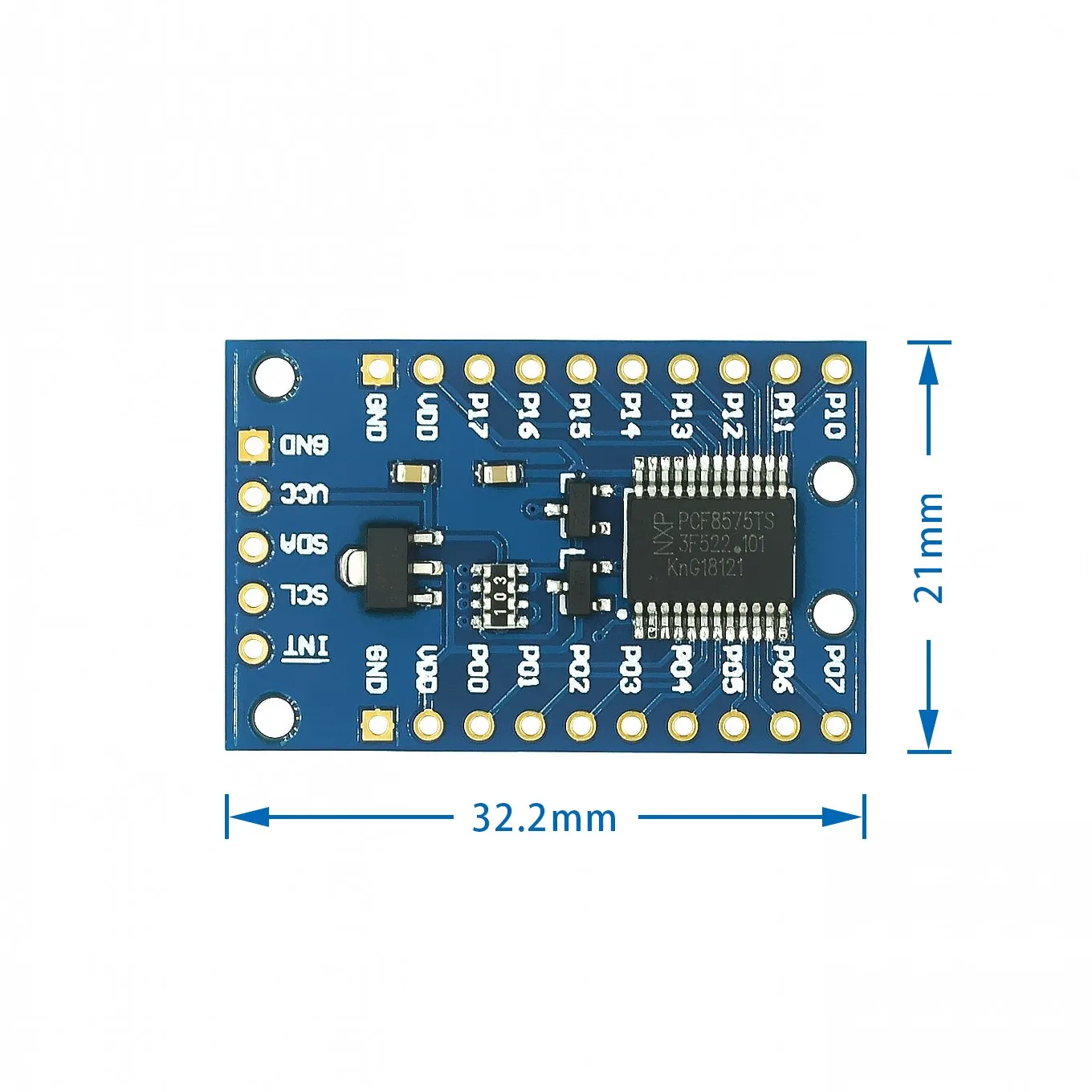 PCF8575 IO Expander Module I2C To 16IO Integrated Circuits For arduin