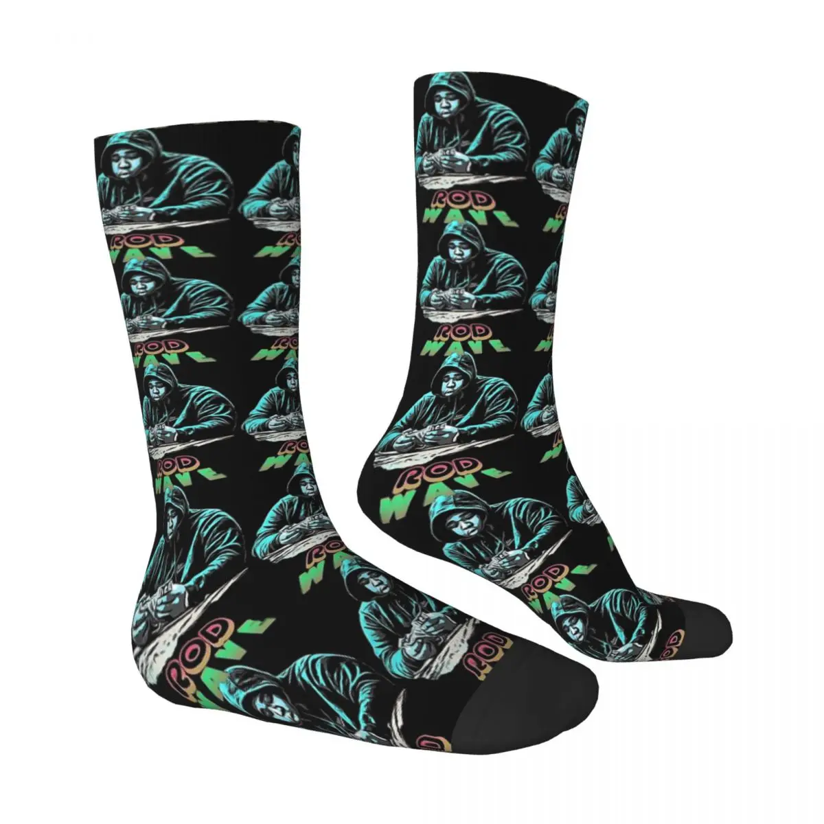 Fun retro Rod Wave Unisex Winter Socks Warm Happy Socks Street Style Crazy Sock