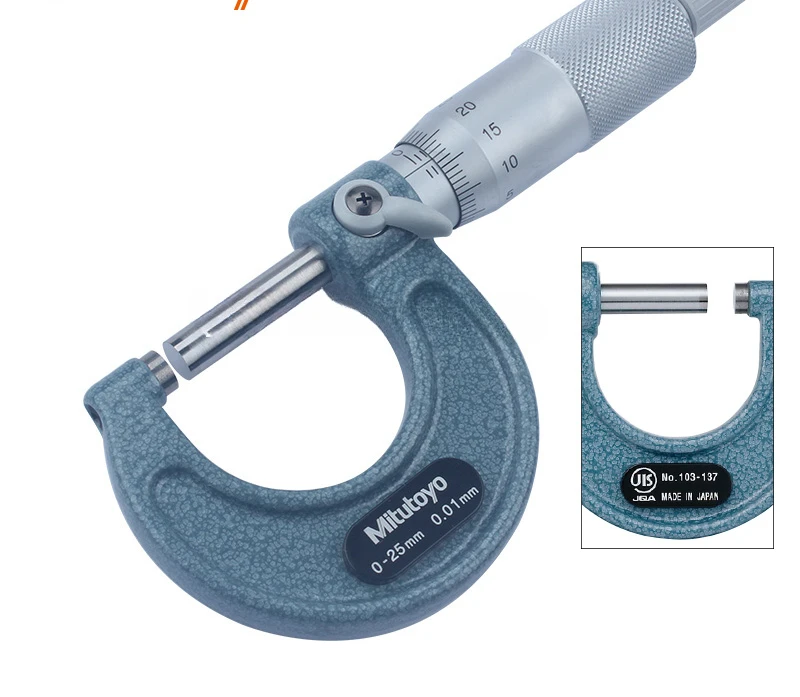 Guarantee original authorized distributor Mitutoyo external micrometer 0.01 0.001  103-129 103-130