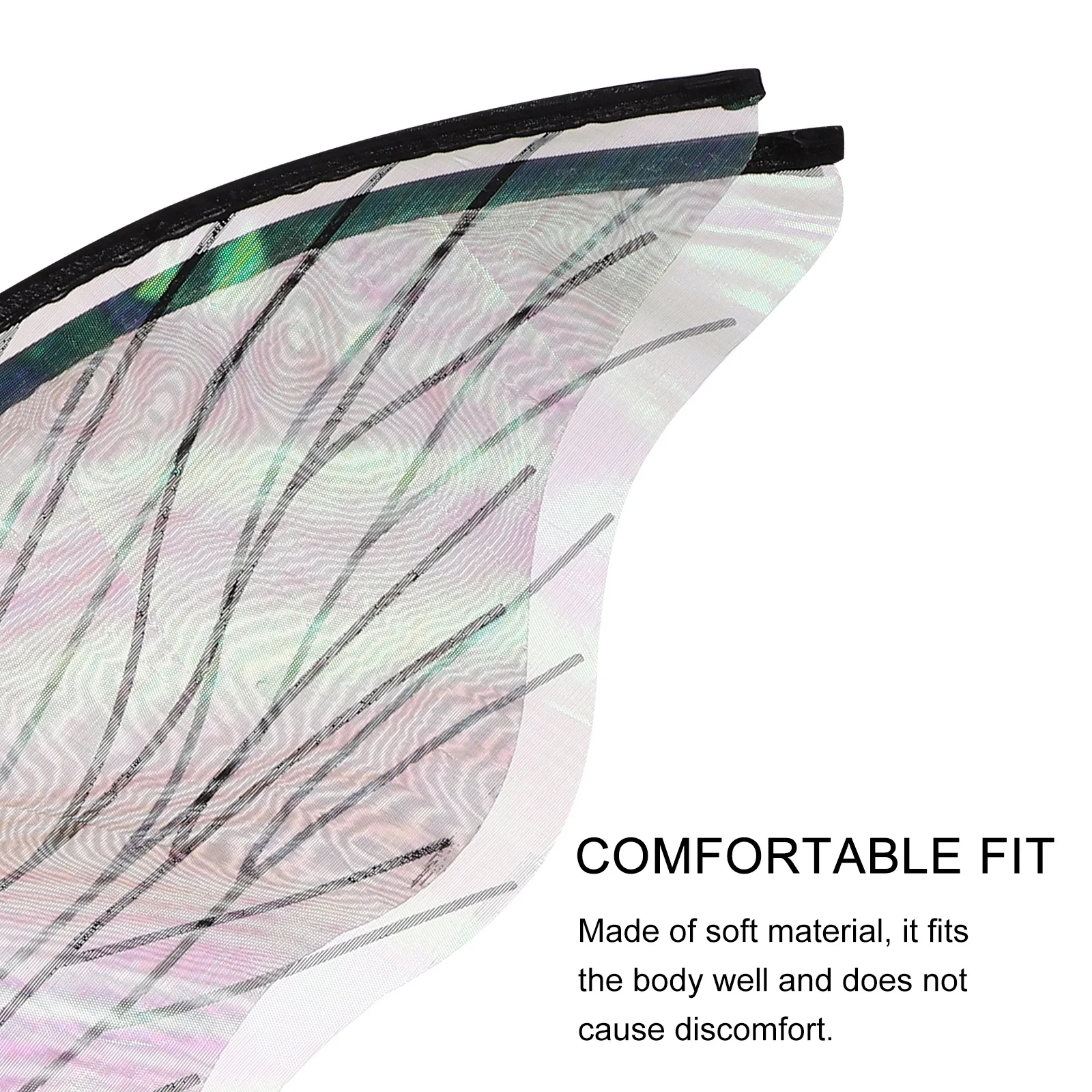 

2 шт., элегантный мягкий легкий костюм с крыльями феи для косплея, аксессуар для дня рождения и выступления для девочек и взрослых