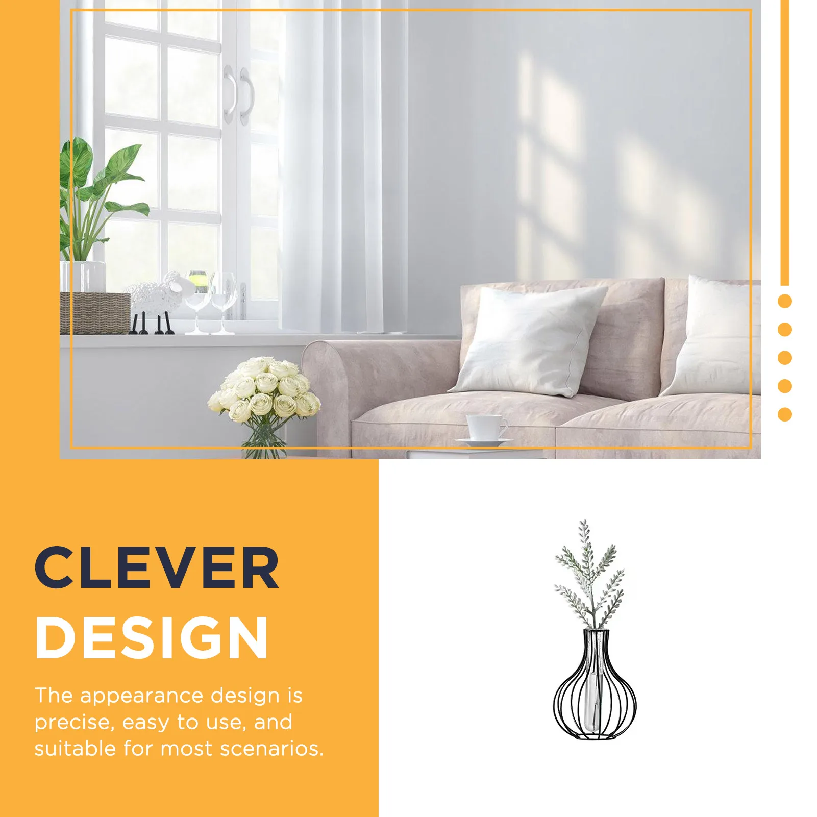 Glass Vase Elegant Living Room Decor for Homeowners Nordic Hydroponic Tabletop Floral Display Modern Glassware