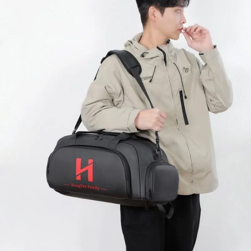 Travel Bag Large-capacity Waterproof Dry and Wet Separation Independent Shoe Compartment Portable Backpack Sports Fitness Bag