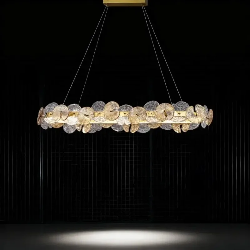Modern Minimalist Chandelier, Long Pendant Light for Villa, Hotel Lobby, Staircase & Duplex Hall
