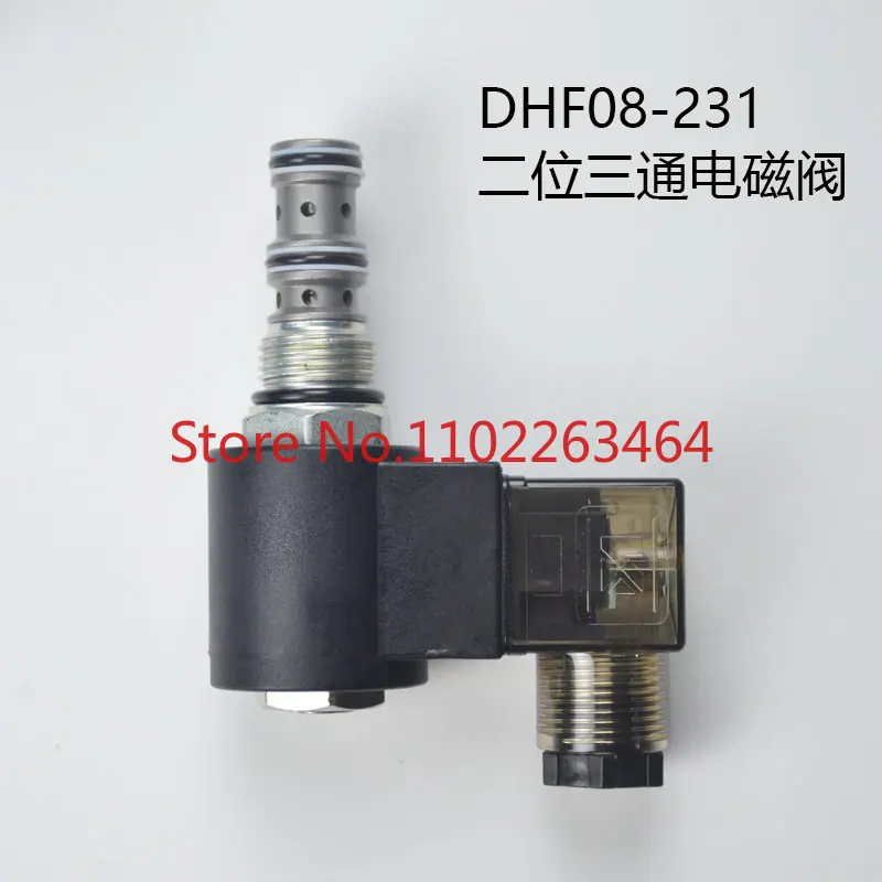 

Two-position three-way SV08-31 threaded cartridge solenoid valve DHF08-231