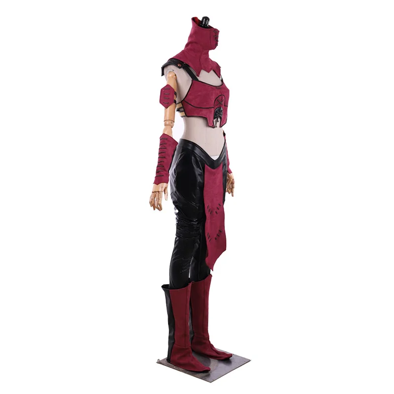 Game Mileena Cosplay Costume Sexy Combat Suit with Mask Women Halloween Carnival Cosplay Outfits Game Costumes