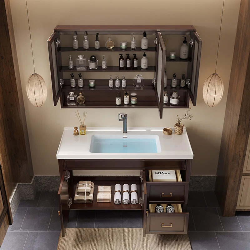 Vanity Sink Bathroom Drawer Cabinet Bathroom Furniture Above The Toilet Organizer Cabinets Mobile Lavabo Closet Closet Clothes