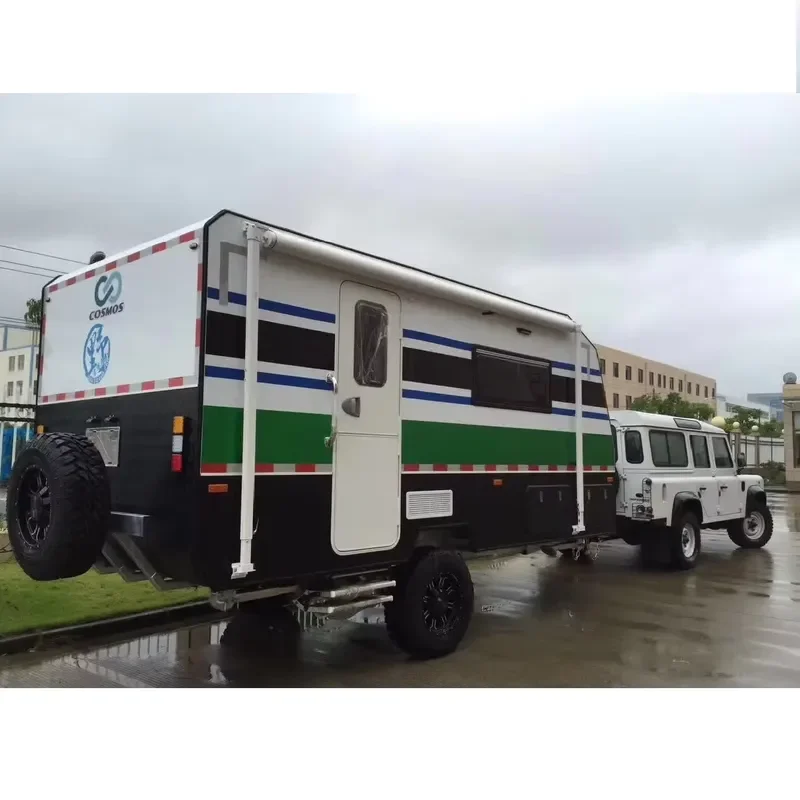 

Waterproof Camping Trailer Awning Tent Retractable Caravan Awning for RVs Campers Trailers