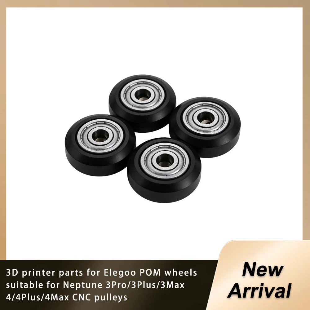 

3D Printer Parts For Elegoo POM Wheels Suitable For Neptune 3Pro/3Plus/3Max/4/4Plus/4Max CNC Pulleys