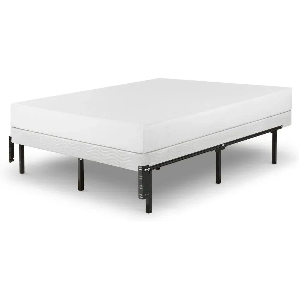 12 inch combination bed frame, suitable for spring mattresses and mattress sets, super high, so no bed riser is required