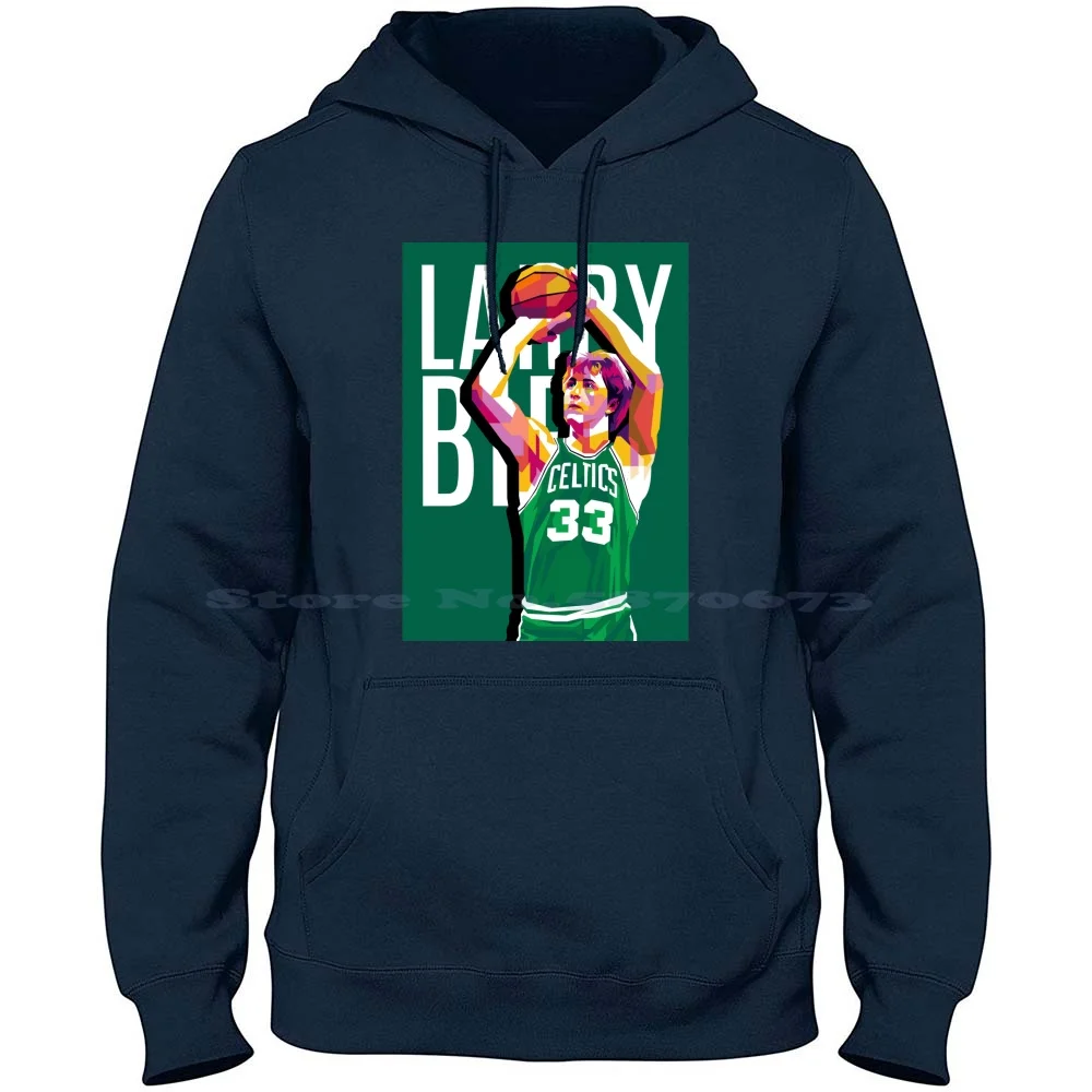 Larry Bird 33 100% Cotton Hoodie T Shirt Pop Art Bestselling Trending Minimalist Wpap Modern Art Vintage Sport Basketball