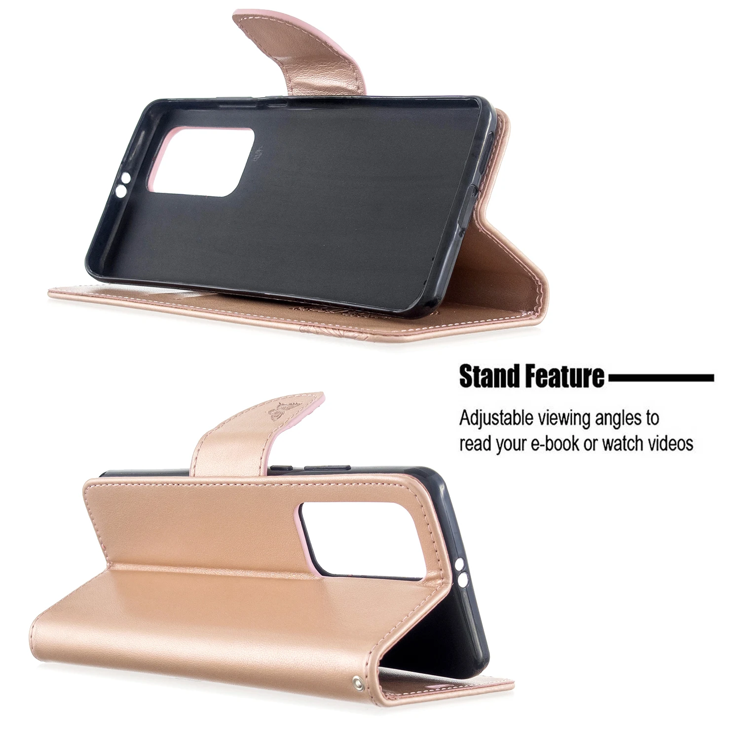 For Huawei P40 / P40 Pro phone case case cartoon butterfly soft shell clamshell leather case