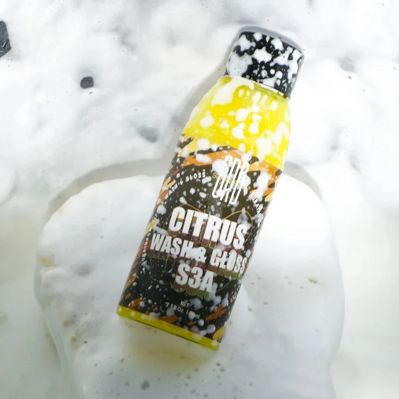 Citrus Foam Car Wash Soap Shampoo - Safe for All Vehicles, Works with Foam Cannon Gun & Bucket, High Gloss Finish