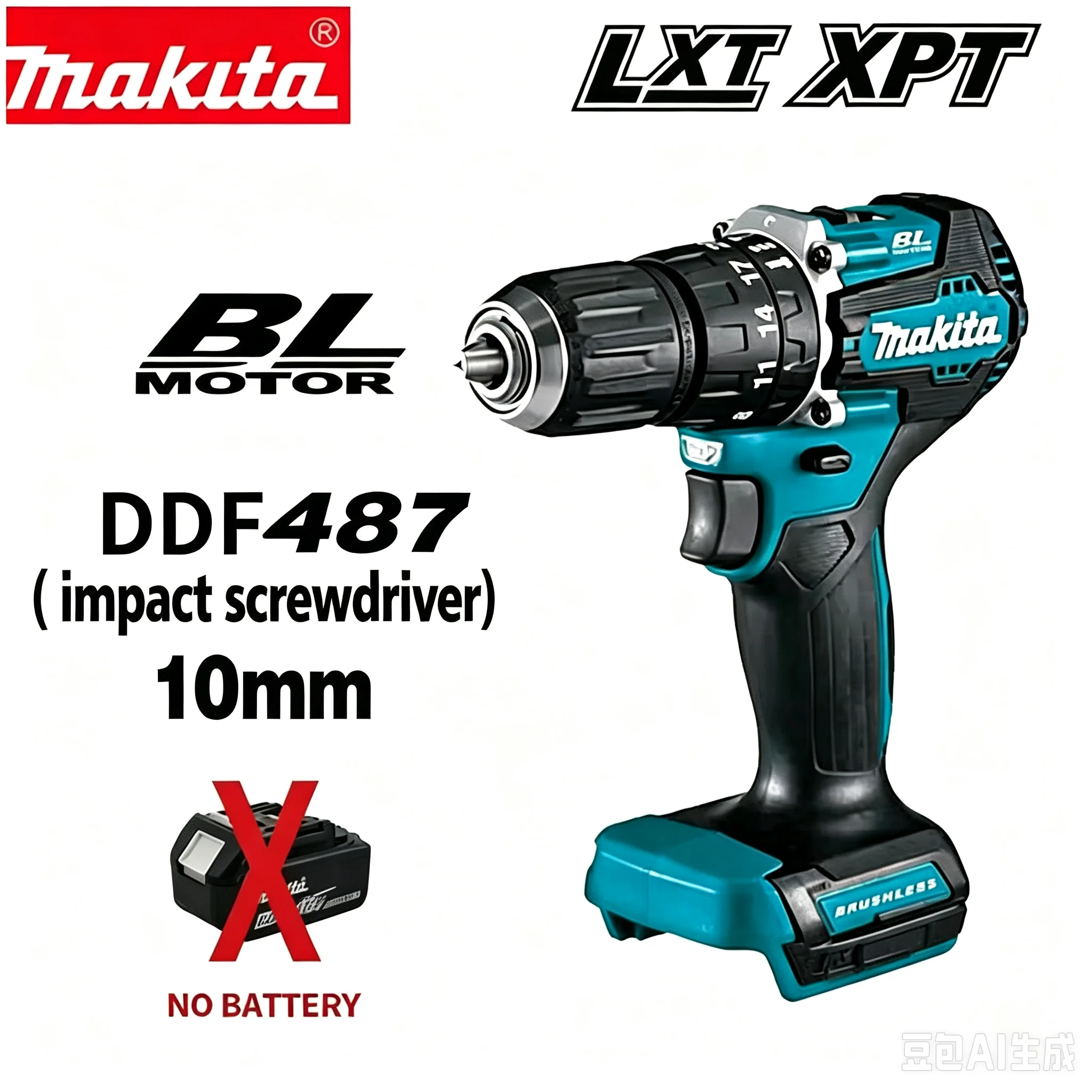 Makita Drill Ddf484 - Makita 18V Li-ion Battery New Makita