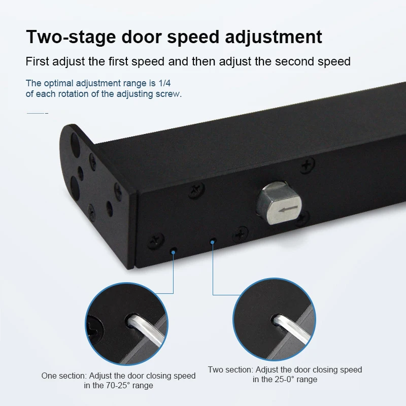 Heavy duty top swivel folding spring concealed open swivel interior glazing system for solid wood door center pivot hinge