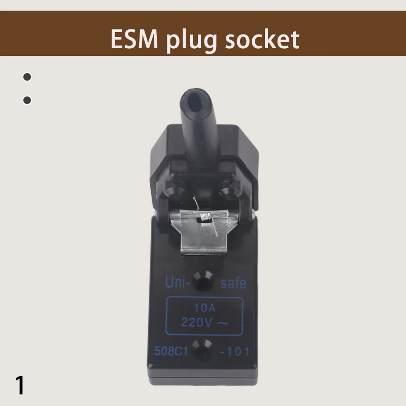 1PCS Power Cord Plug-In Socket Wire 3m 5m Power Cord with Cable for Esm Km Electric Clippers Cloth Cutting Machine