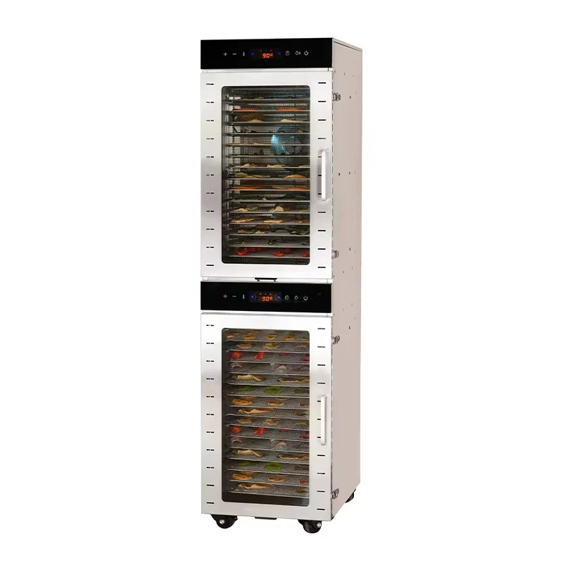 Industrial commercial food dehydrator 30-100 layer design, suitable for drying high-volume fruits, vegetables