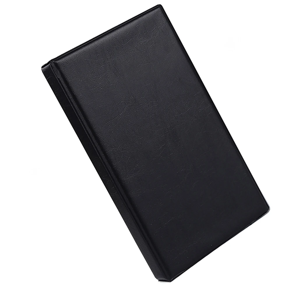 

2pcs Pvc Business Card Holder Storage Book 120 Cards Transparent Pages Frame Gift Folder Organizer Office Supply Album