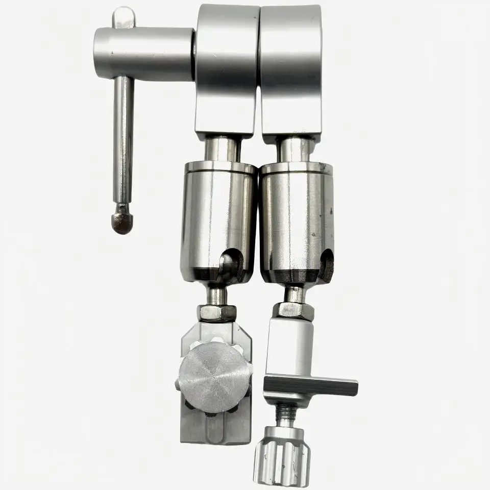 Professional Dental Lab Facebow Joint Clamp Mounting Assembly Articulator Registration Transfer Fixture