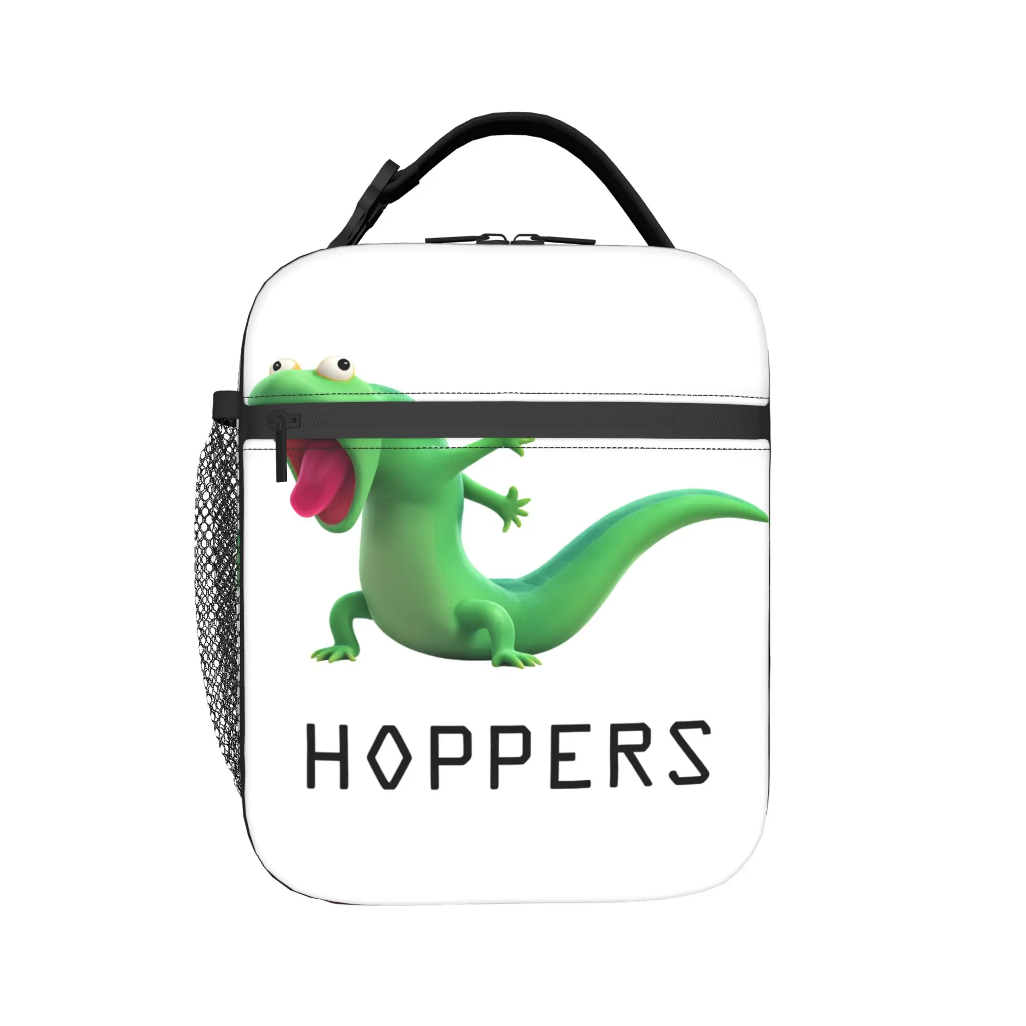 Hoppers Tom Lizard Lunch Bag For Girls  Graphic Design Lunch Box Outdoor Picnic Cooler Bag Portable Zipper Oxford Tote Food Bags