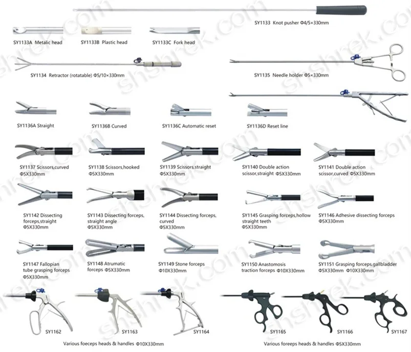 High quality 5*330mm surgical instrument laparoscopic right angle forceps