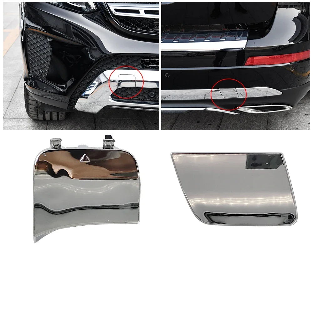 

For Mercedes Benz GLS Class W166 Front and Rear Bumper Trailer Cover Towing Hook Cover 1668552323 2015-2019