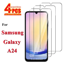 Do Samsung Galaxy A24 4G wysokiej rozdzielczości hartowanej folii HD + wysokiej jakości hartowanego szkła folia ochronna 1/4