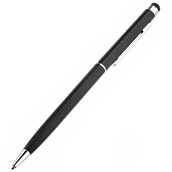 

Capacitive Stylus Pen 2-In-1 Universal Touch Screen Pen With Ballpoint For Smartphone Black 10.5 12.9 10.2 9.7