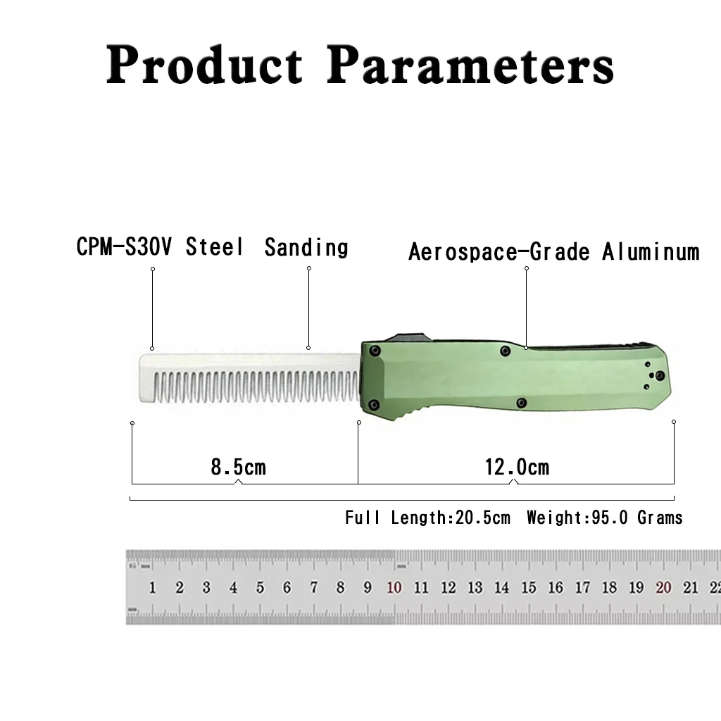 High Quality Tactical EDC Aluminum Alloy Outdoor Camping Folding Knives Portable Survival Pocket Tool Gadgets For Men view 5