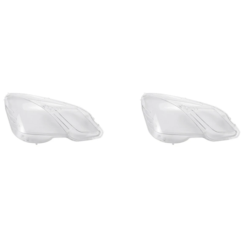 

2X Right Side For Mercedes-Benz E Class W212 2009-2012 E300 E350 E63 Headlight Lens Cover Head Light Shade Shell Cover