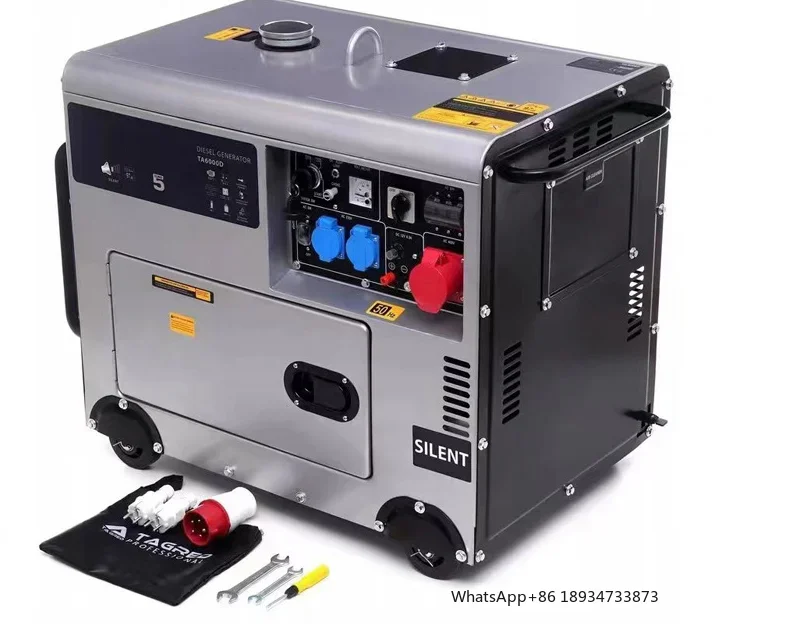 Premium 8KW 6KW Diesel Generator DC 12V Electric Starting 5kva 6kva 8kva 10kva 12kva All Copper Diesel Generator