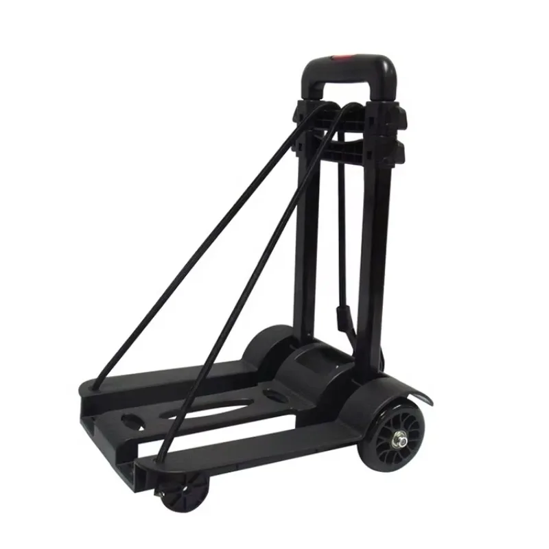

Outdoor portable adjustable folding trolley foldable airport luggage cart folding shopping cart