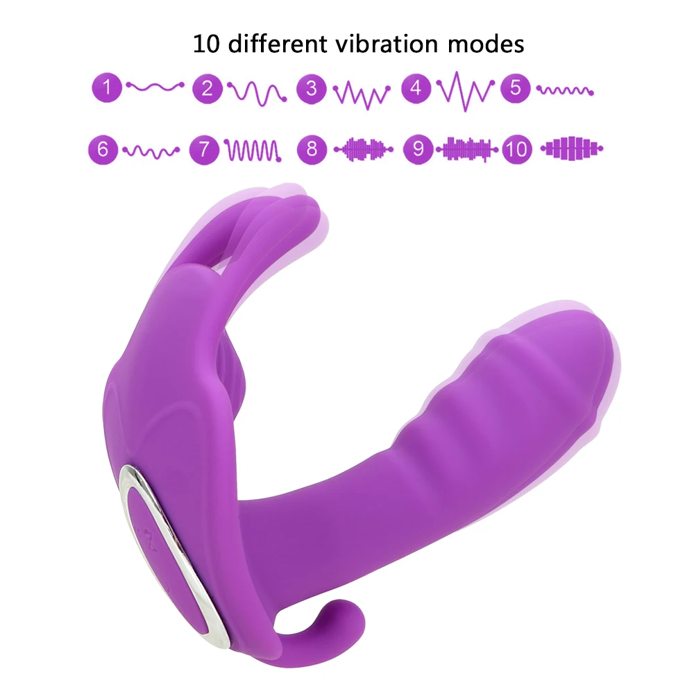 Invisible Fake Dildos Vibrators For Women Clit Stimulator Vaginal Anal Plug Artificial Penis Panties Sex Toys Female Masturbator