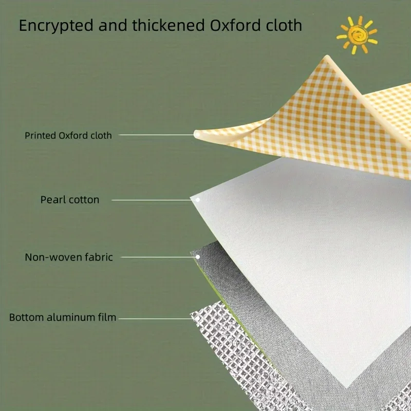 في الهواء الطلق سعة كبيرة حقيبة نزهة التخييم سلة النزهة السفر نزهة المحمولة بينتو حقيبة حقيبة العزل الحراري #6