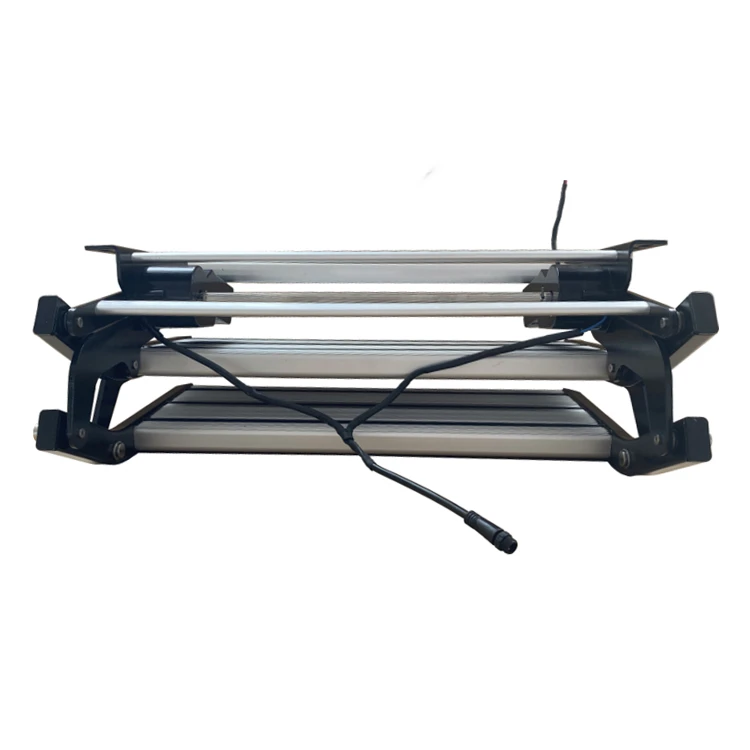 

High Quality Rv Motorhomes Travel Trailer caravan Accessories Electric Aluminum Double-layer Foldable Step