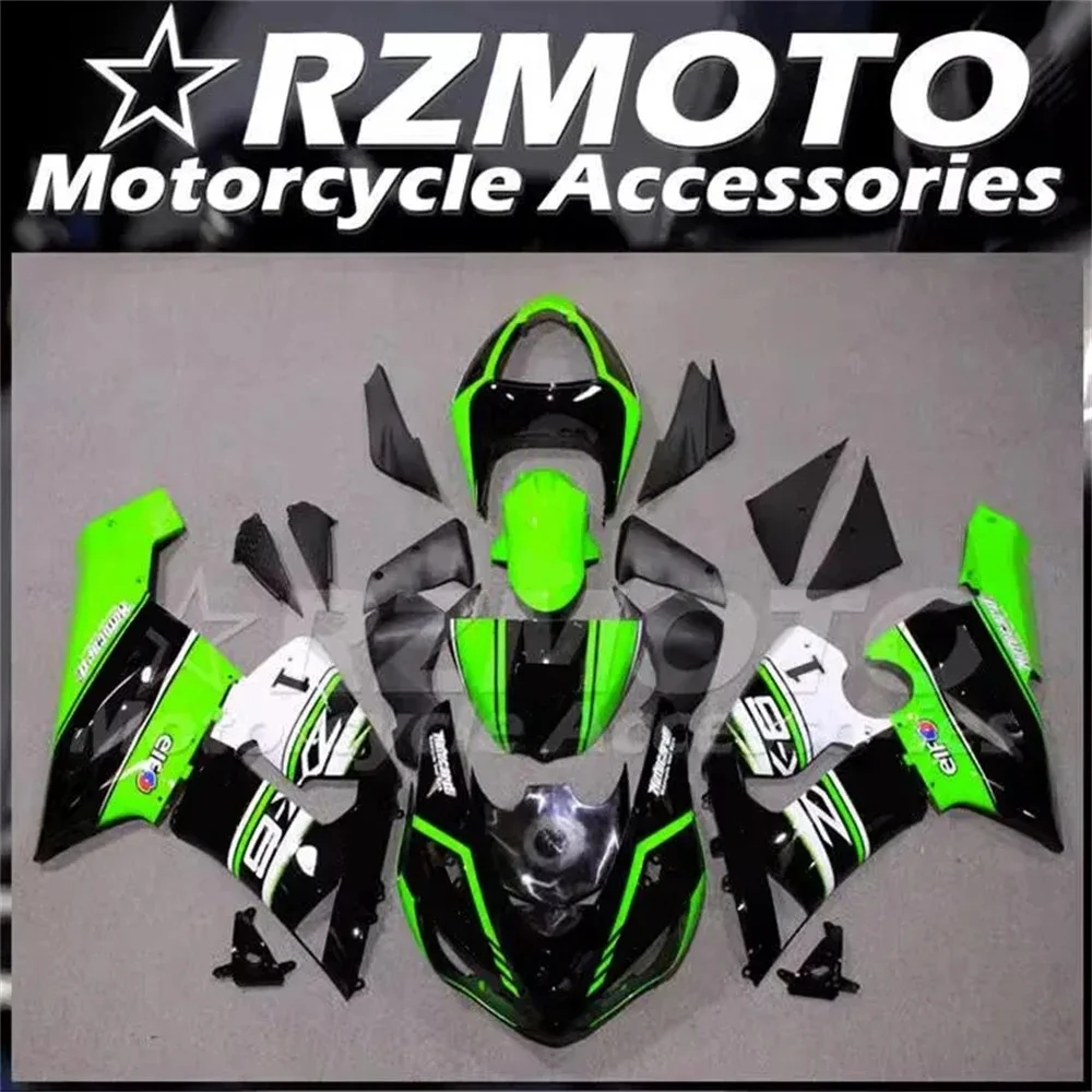 

Комплект обтекателей из АБС-пластика, 4 подарка, подходит для KAWASAKI ZX-6R ZX6R 636 2005 2006 05 06, кузов под заказ, зеленый