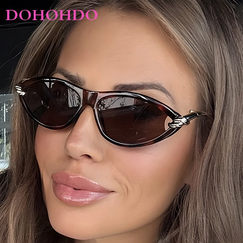 

2025 New Luxury Small Frame Cat Eye Women's Sunglasses Brand Designer Fashion Men Sunglass Outdoor Driving Travel Eyewear UV400