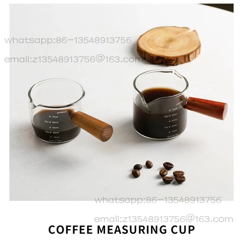 Suitable for coffee machine quantitative coffee cups with 75ml scale accessories