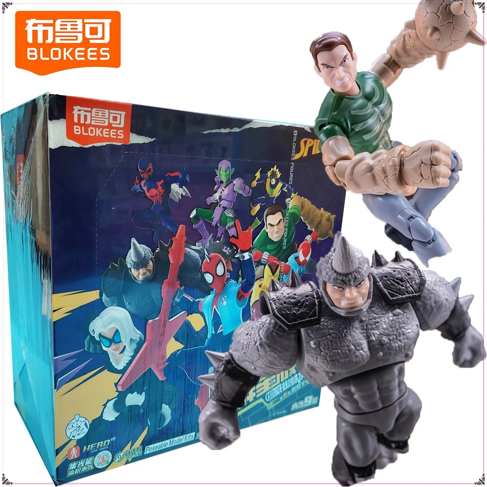 

New Original Blokees Spider-man Galaxy Version Vol.6 Blind Box High Detailed Delicate Collection Figures Model Toys Kids Gifts