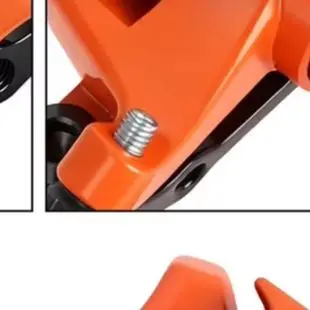 

Disc Brake For FOR KUKIRIN G4 Electric Scooters Dual Pad Disc Brakes Aluminum Alloy Orange Brake Accessories Front Brake Bases