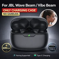 Estuche de Carga de Repuesto Compatible con JBL Wave Beam / Vibe Beam, 600 mAh, Tipo-C, Solo el Estuche