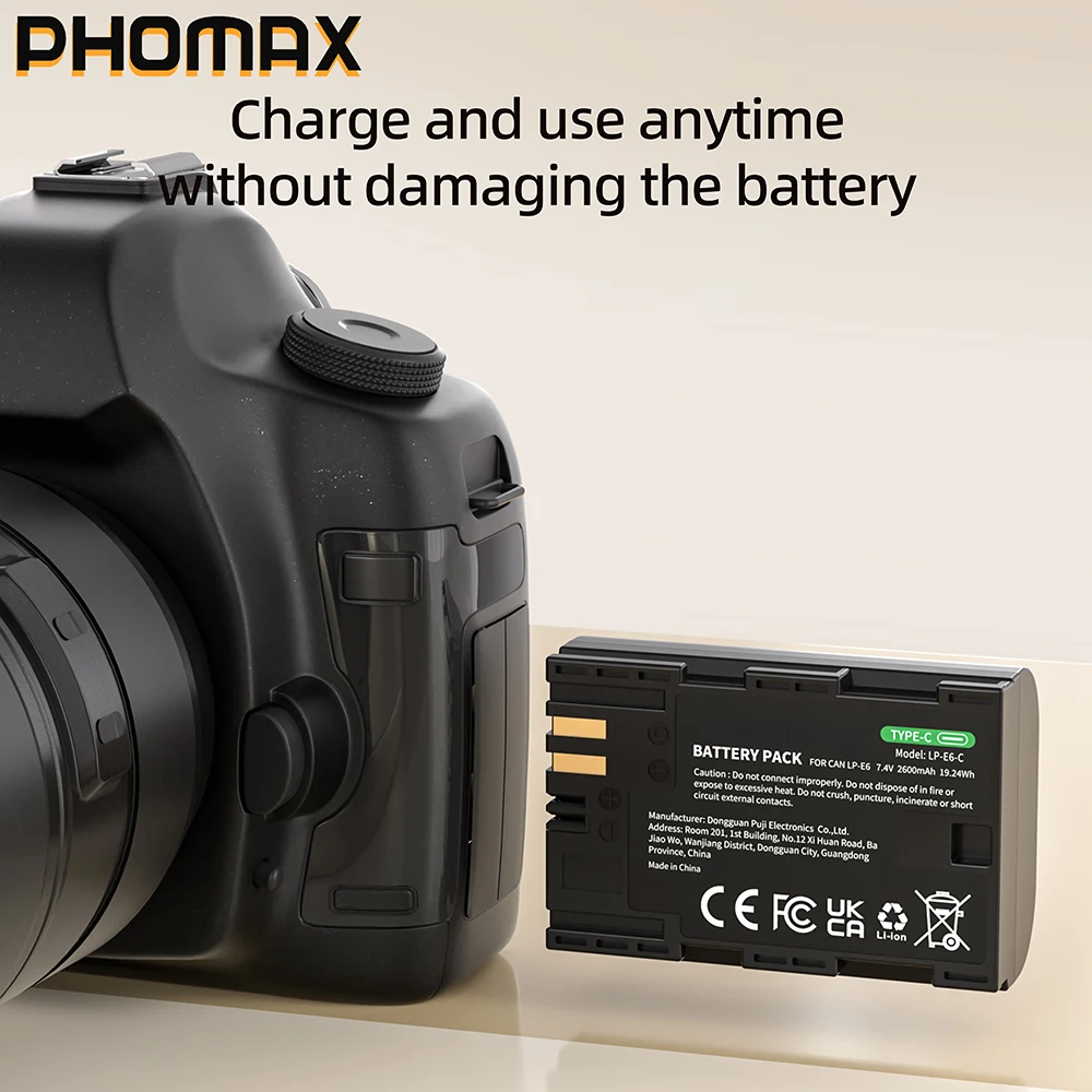 Phomax 2600Mah Lp E…