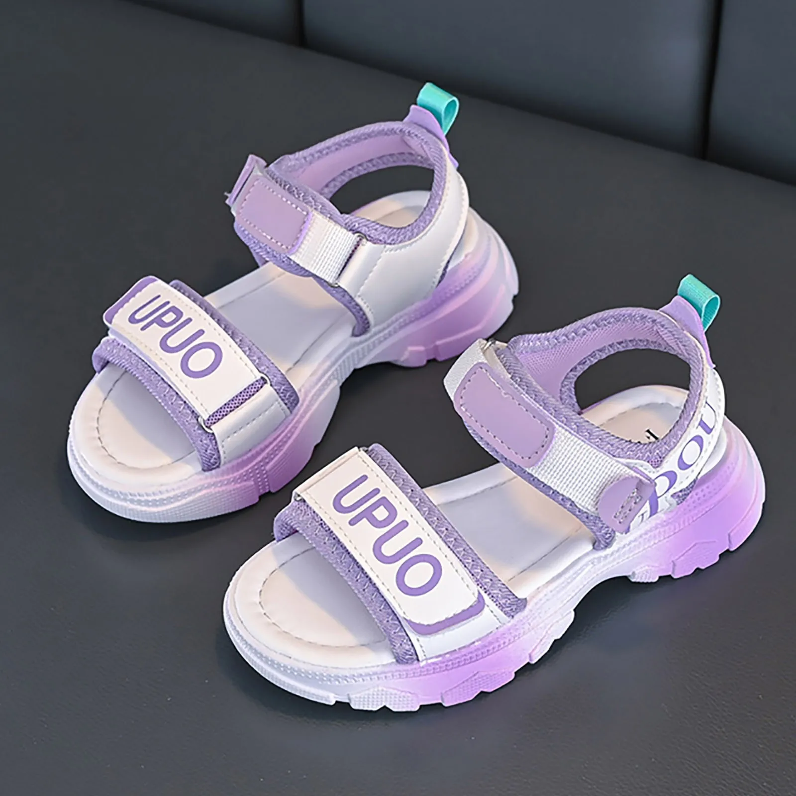

Jelly Shoes Size 1 Children Shoes Comfortable Thick Soled Sandals Fashionable Outdoor Beach Princess Slippers for Girls in Bulk