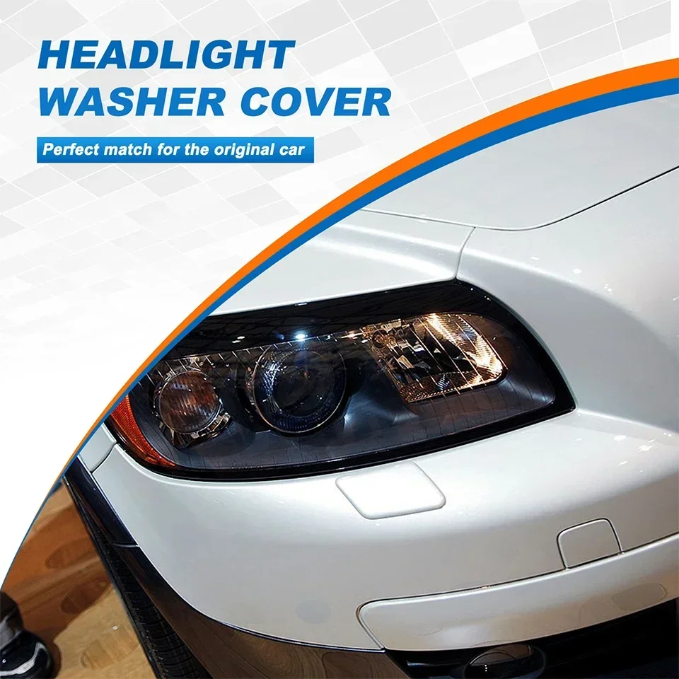 Front Bumper Headlight Washer Nozzle Jet Cover Cap For Volvo C30 2008 2009 2010 30655933/30655934 Headlamp Cleaner Spray Lid