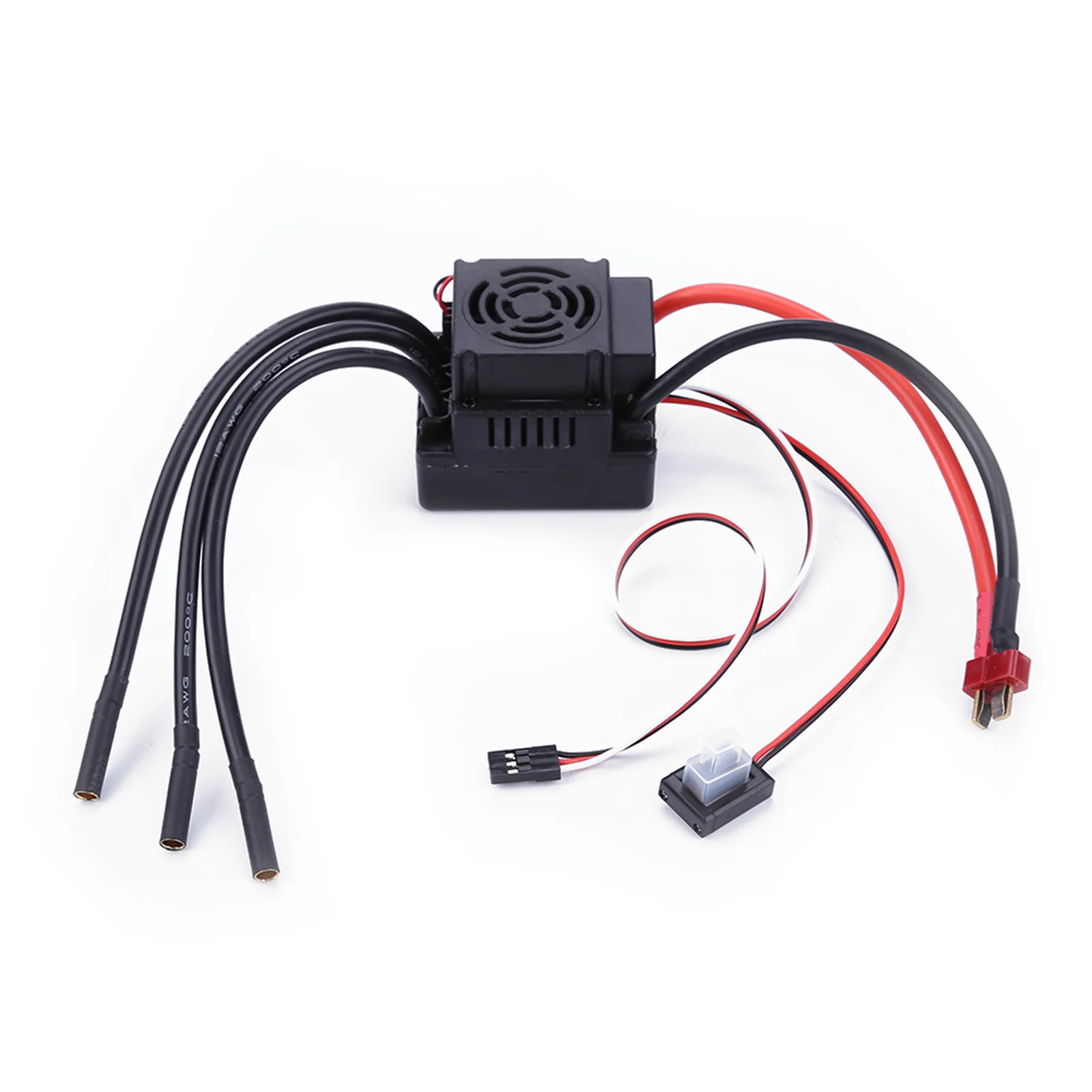 Contrôleur de vitesse électrique ESC sans balais, pièces de voiture RC, Axial WPL, TRAXXAS, TRtage, SCX10, Wraith, Capra, 1/8, 1/10, 80A, 120A, compte 60