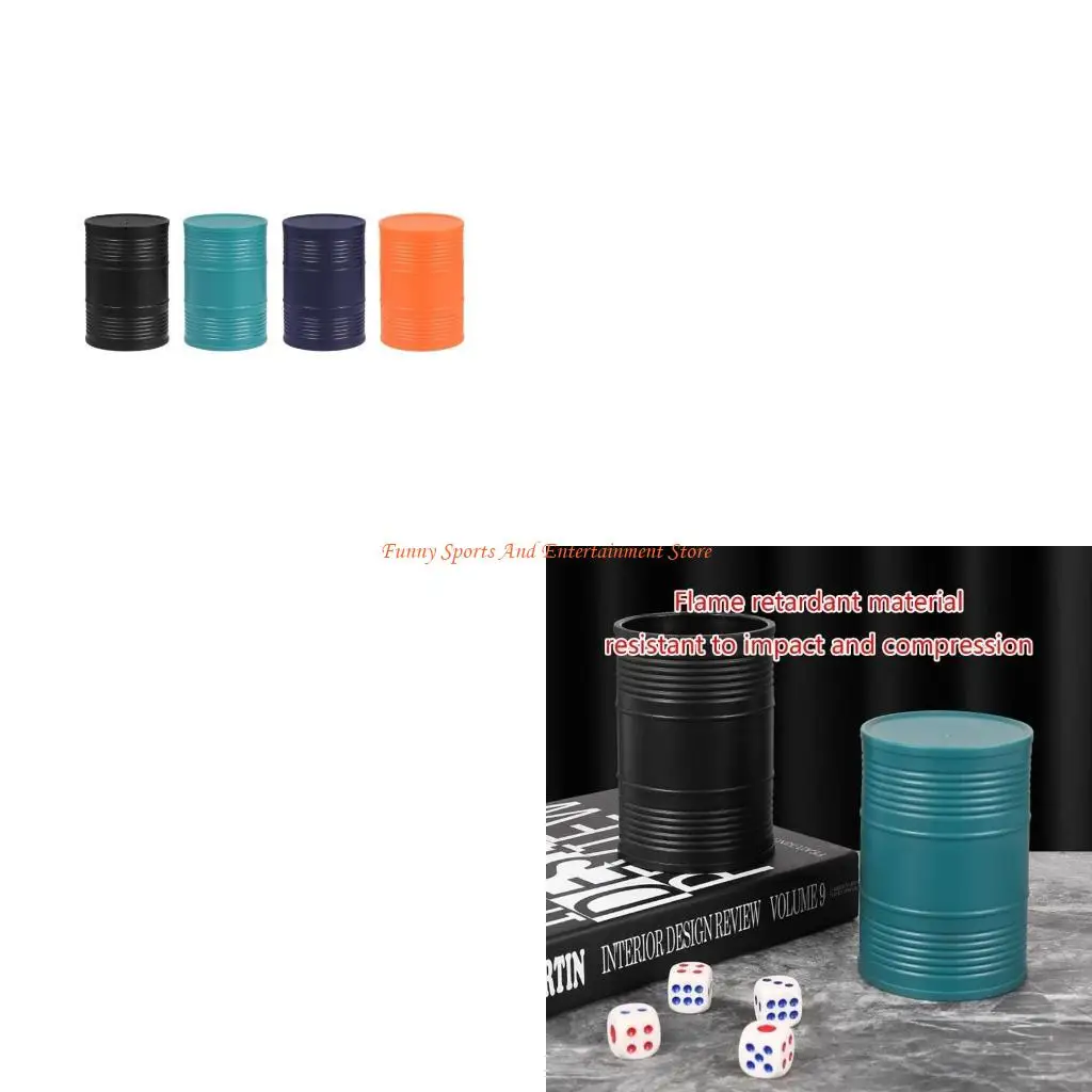 

C4DE Профессиональная чашка для игральных костей Модная бочкообразная чашка для шейкера для кубиков Простая чашка для шейкера